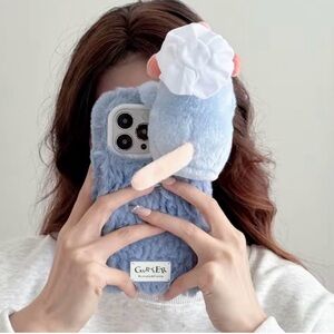 Blue Plush Bear Phone Case